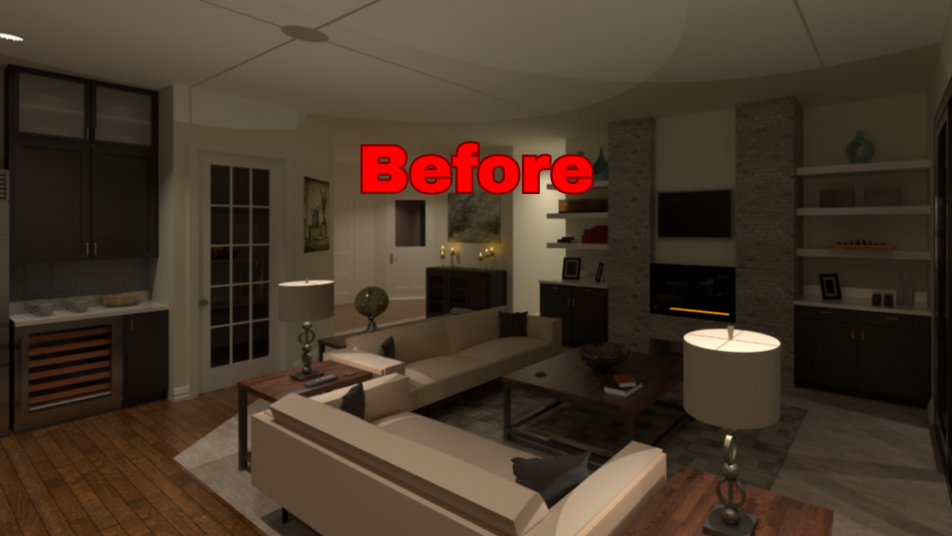 Before: Original property photo